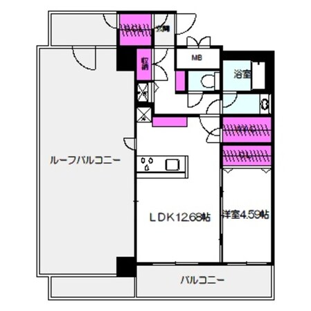 La Douceur放出の物件間取画像